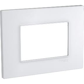Unica Quadro - cover frame - 3 modules - white