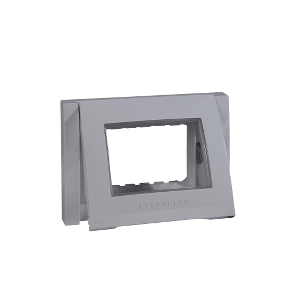 Unica Plus - cover frame (fix. frame) - 1 gang - 3 m - white/white - IP55