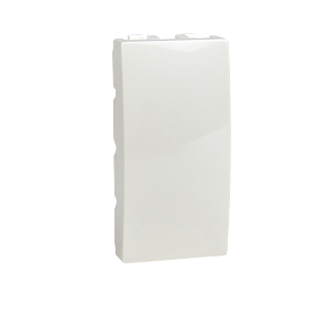 Unica - blind cover plate for - 1 m - ivory